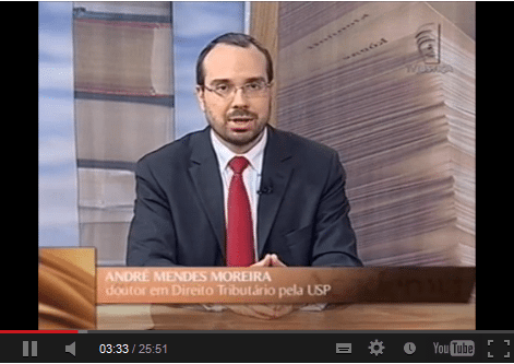 TV Justiça exibe programa com André Mendes Moreira