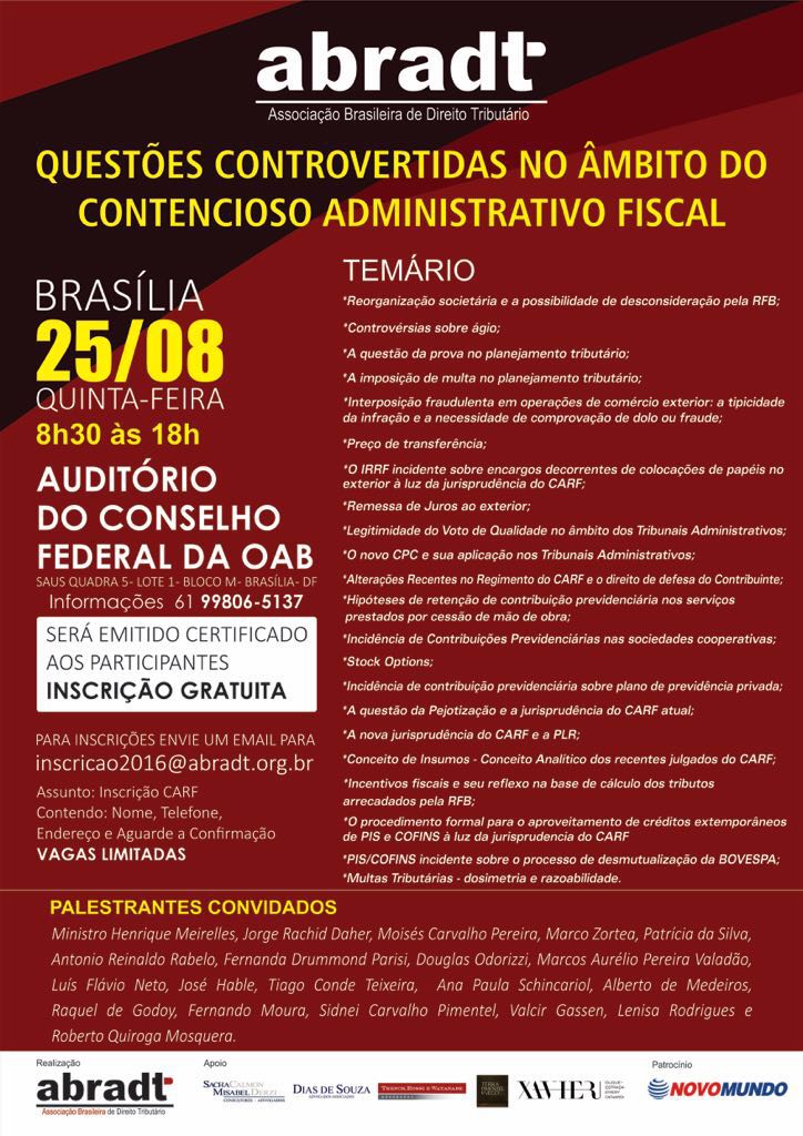 Sócios participam de seminário no DF