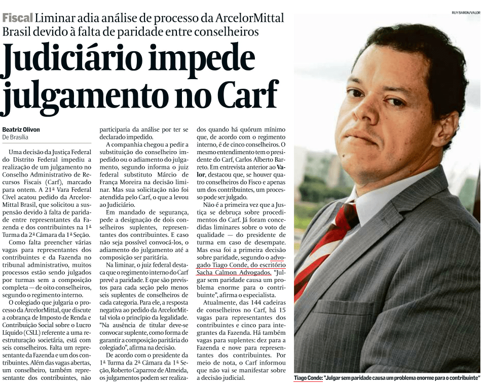 Tiago Conde comenta julgamento do Carf