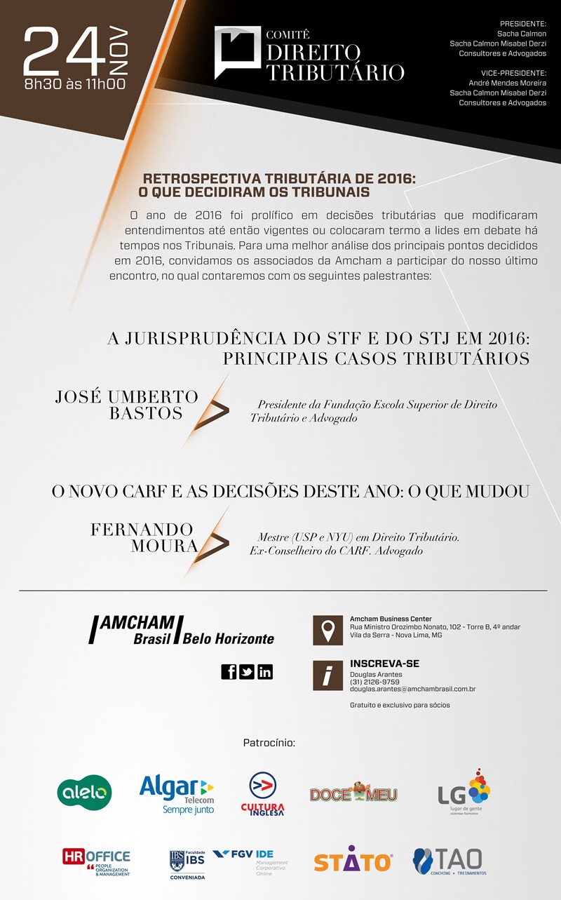 Fernando Moura será palestrante no Comitê da Amcham