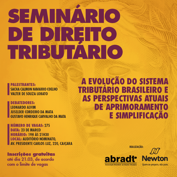 Sacha Calmon e Valter Lobato participam de seminário da Abradt