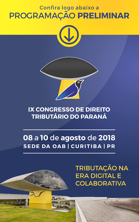 Sócios do SCMD estarão no IX Congresso de Direito Tributário do Paraná