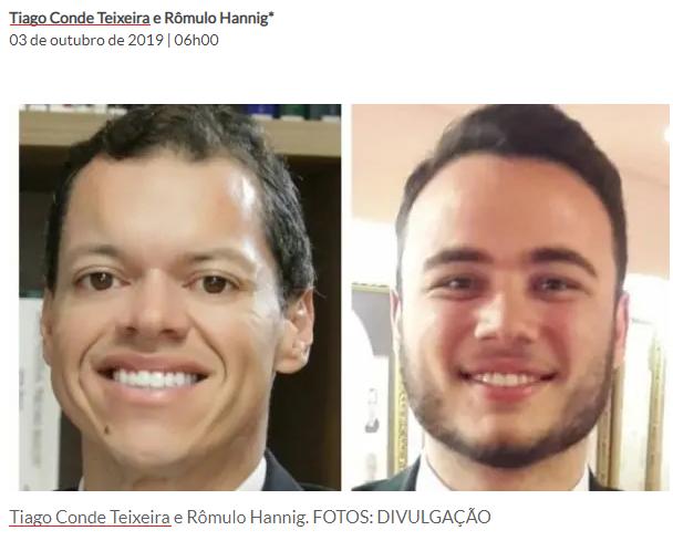 Estadão publica artigo de Tiago Conde