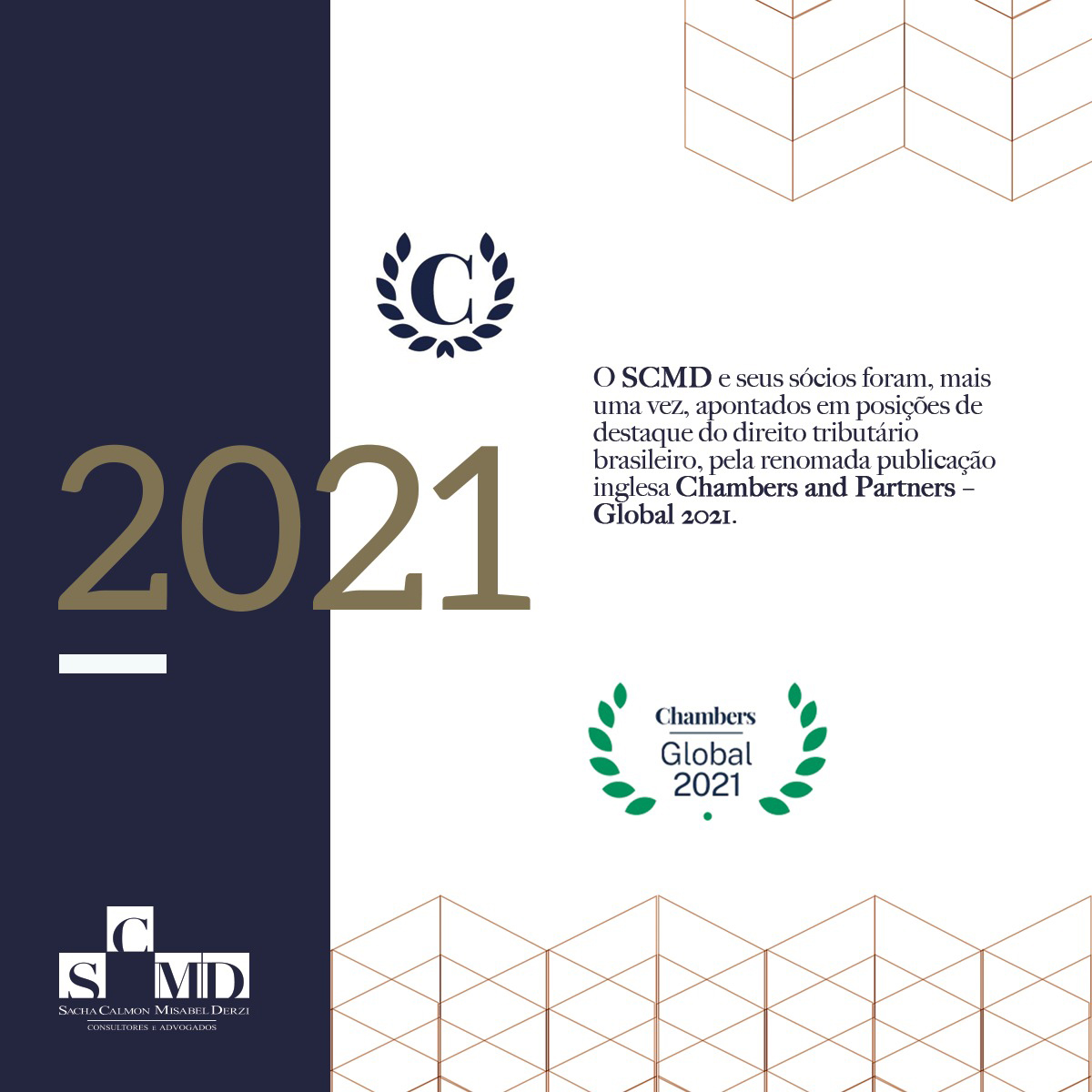 SCMD permanece como destaque no guia Chambers Global 2021
